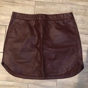 Bb Dakota Vegan Leather Skirt